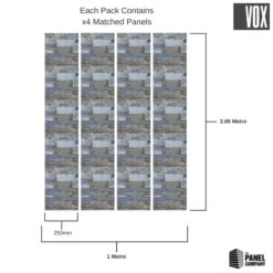 Vox Vilo Blue Brick | 4 Pack -Wall Panel Store 10 b7c4fec1 04de 4ba3 bf4f 568826528d66