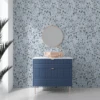 Premium Large Blue Terrazzo Matt 1.0m X 2.4m Shower Panel 2 Premium Large Blue Terrazzo Matt 1.0m X 2.4m Shower Panel -Wall Panel Store Blue Terrazo aspo