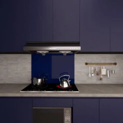 Dark Blue Kitchen Splashback - Eldhaus