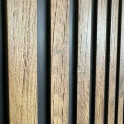 French Oak Water Resistant Slat Wall Panel - Sulcado -Wall Panel Store French oak water resistant slat panel