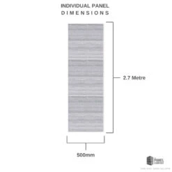 Angus Ultimo Tile 500mm X 2.7m 12 Angus Ultimo Tile 500mm X 2.7m -Wall Panel Store GREY TILE EFFECT BATHROOM WALL PANELS DIMENSIONS