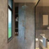 Large Grey Concrete 1.0m X 2.4m Shower Panel 2 Large Grey Concrete 1.0m X 2.4m Shower Panel -Wall Panel Store Grey Concrete Shower