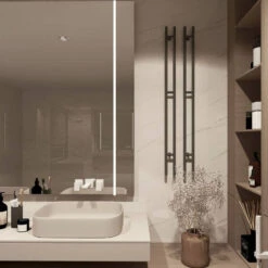 Large White Carrara Marble 1.0m X 2.4m Shower Panel -Wall Panel Store Large White Carrara Marble With Sink