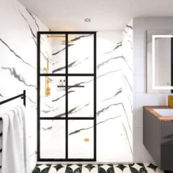 Premium Large Monza 1.0m X 2.4m Shower Panel