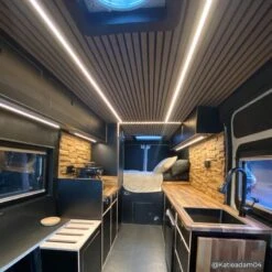 STRIVO Premium Walnut Acoustic Slat Wall Panel -Wall Panel Store Walnut acoustic sulcado 1