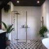 White Tile Wall Panel - 600mm 2 White Tile Wall Panel - 600mm -Wall Panel Store White Tile Wall Panel Bathroom View