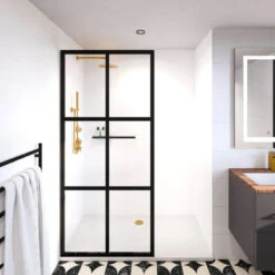 Premium Large White Matt 1.0m X 2.4m Shower Panel