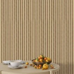 All Natural Oak 3D Slat Wall Panel - Sulcado -Wall Panel Store all natural oak slat wall