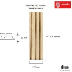All Natural Oak 3D Slat Wall Panel - Sulcado -Wall Panel Store all natural oak slatwall panel dimensions small slat