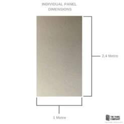 Large Beige Slate 1.0m X 2.4m Shower Panel -Wall Panel Store beige slate pvc shower panels