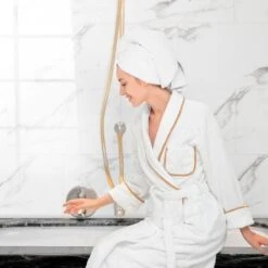 Dumawall Plus Glossy Trapani Wall Tile | Solid Bathroom Wall Tile | 8 Pack