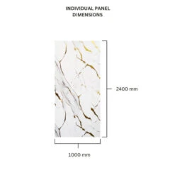 Premium Large Florence 1.0m X 2.4m Shower Panel -Wall Panel Store florence dimension 1