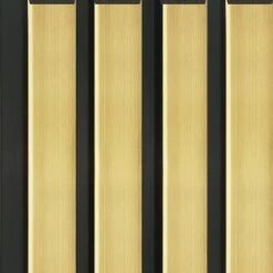 Gold Metallic 3D Slat Wall Panel - Sulcado 15 Gold Metallic 3D Slat Wall Panel - Sulcado -Wall Panel Store gold sulcado slat wall panel large