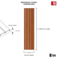 Golden Oak - Vox Fronto Slat Wall Panels -Wall Panel Store golden oak fronto slat panel dimensions 9669a191 f5eb 475f 9a62 cd687d3e9e60