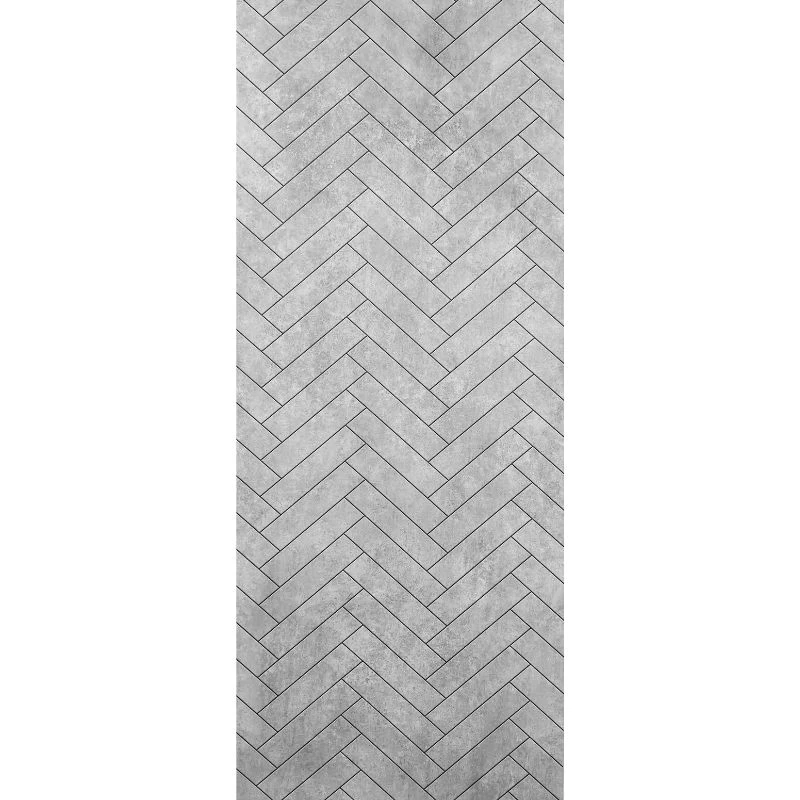 Premium Large Grey Herringbone Tile 1.0m X 2.4m Shower Panel 6 Premium Large Grey Herringbone Tile 1.0m X 2.4m Shower Panel - Image 4