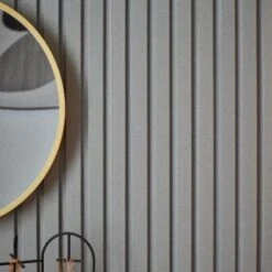 Vox Linerio Grey Slat Panel | Available In S-Line, M-Line & L-Line -Wall Panel Store grey linerio slat wood paneling