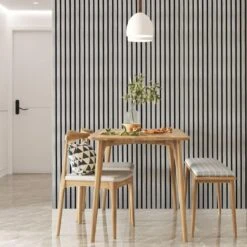 STRIVO Premium Grey Oak Acoustic Slat Wall Panel