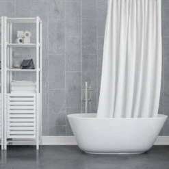 Premium Large Milano Grey Tile 1.0m X 2.4m Shower Panel