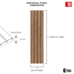 Honey Oak - Vox Fronto Slat Wall Panels -Wall Panel Store honey oak fronto slat panel dimensions b860baab 64de 4c4c a900 ee999b90c94d