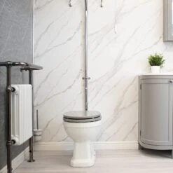 Premium Large Ultra Matt Carrara Marble 1.0m X 2.4m Shower Panel -Wall Panel Store matt carrara marble shower panel