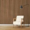 STRIVO Premium Natural Oak Acoustic Slat Wall Panel 1 STRIVO Premium Natural Oak Acoustic Slat Wall Panel -Wall Panel Store natural oak acoustic slat wall panel living room