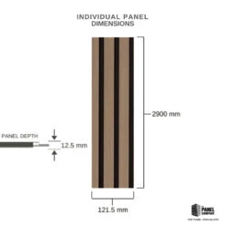 Panel Company Natural Slat Panel -Wall Panel Store natural slat 3d panel dimensions
