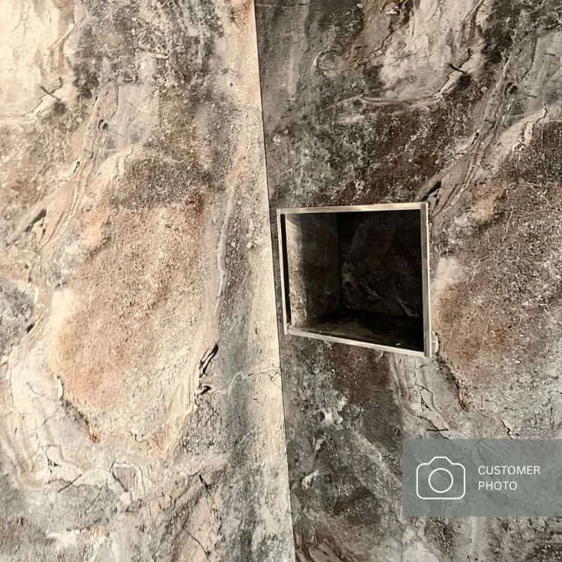 Premium Large Mochaccino Marble Matt 1.0m X 2.4m Shower Panel 7 Premium Large Mochaccino Marble Matt 1.0m X 2.4m Shower Panel - Image 5