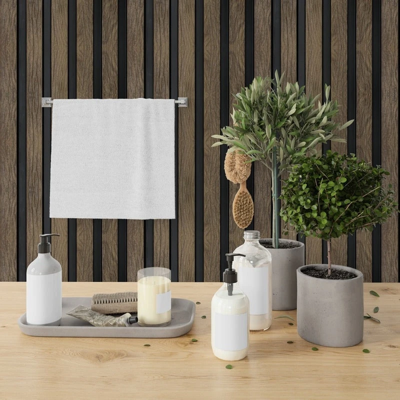 French Oak Water Resistant Slat Wall Panel - Sulcado