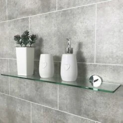 Stone Grey Tile Effect 8mm -Wall Panel Store rr62 cutline light stone grey 8mm scene 2