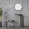 Premium Large Grey Granite Terrazzo 1.0m X 2.4m Shower Panel 2 Premium Large Grey Granite Terrazzo 1.0m X 2.4m Shower Panel -Wall Panel Store stone graphite terrazzo shower panel