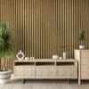 STRIVO Acoustic Slat Panel - Natural Ash -Wall Panel Store strivo natural ash slat wall