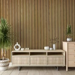 STRIVO Acoustic Slat Panel - Natural Ash