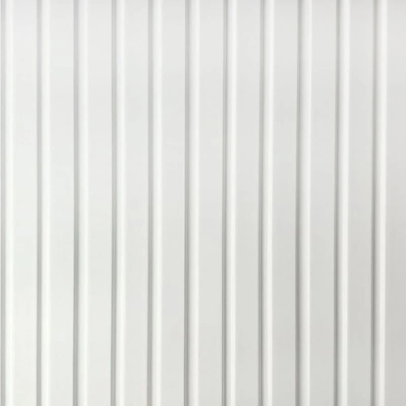 All White 3D Slat Wall Panel 5 All White 3D Slat Wall Panel - Image 3