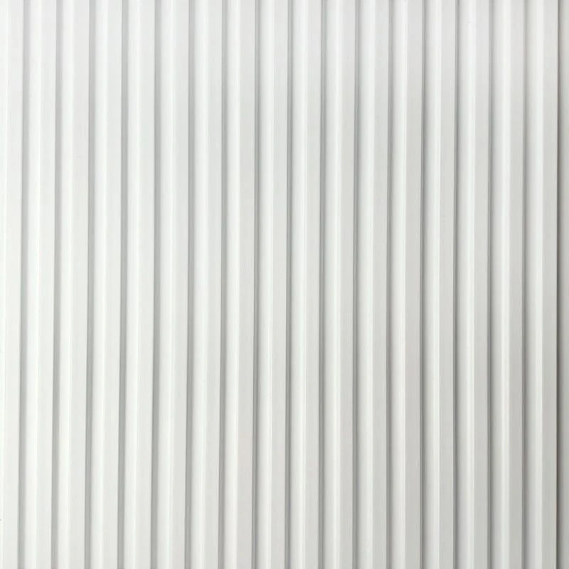 All White 3D Slat Wall Panel 4 All White 3D Slat Wall Panel - Image 2