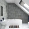 Stone Graphite Tile Effect 8mm