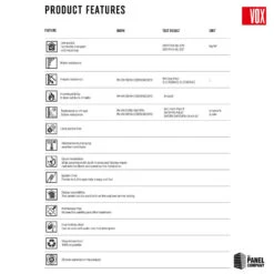 Golden Oak - Vox Fronto Slat Wall Panels -Wall Panel Store vox fronto slat wall panel product features