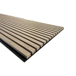 STRIVO Premium Walnut Acoustic Slat Wall Panel -Wall Panel Store wallnut tongue