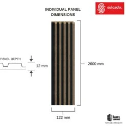 Walnut 3D Slat Wall Panel - Sulcado -Wall Panel Store walnut oak slat wall panel dimensions small cc3fac47 23c0 4be4 9aee 59d160ad67f9
