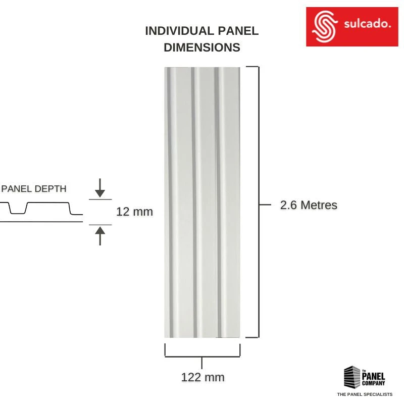 All White 3D Slat Wall Panel 8 All White 3D Slat Wall Panel - Image 6